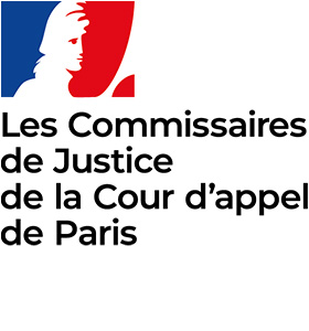 Les Commissaires de Justice de la Cour d’appel de Paris Logo